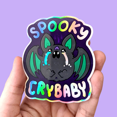 Spooky Crybaby Vinyl Sticker