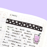 Black Twinkle Washi Tape (Holo Foil)
