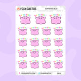 Supportive Blob Stickers