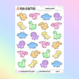 Kawaii Dino Stickers