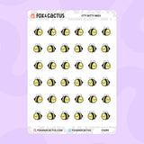 Itty Bitty Bee Stickers