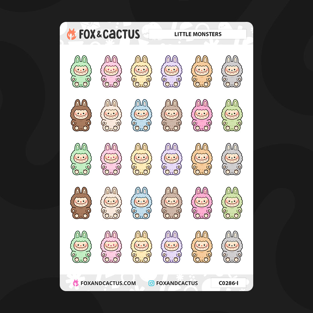 Little Monster Stickers