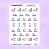 Yoga Squish Stickers