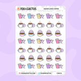 Coffee Lover Squish Stickers