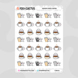 Coffee Lover Squish Stickers