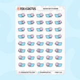 LIMITED Working Squish (Classic Rainbow) Stickers
