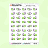LIMITED Working Squish (Classic Rainbow) Stickers