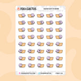 LIMITED Working Squish (Classic Rainbow) Stickers