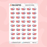 LIMITED Working Squish (Classic Rainbow) Stickers