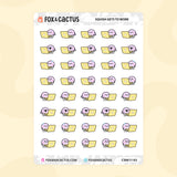 LIMITED Working Squish (Classic Rainbow) Stickers