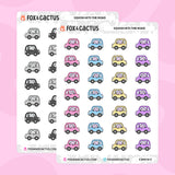 Driving Squish Stickers