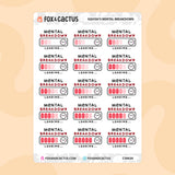 Mental Breakdown Squish Stickers