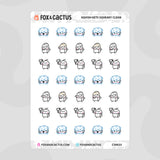 Shower Squish Stickers