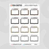 Currently Reading Squish Stickers