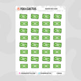 Money Squish Stickers