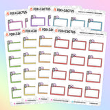 LIMITED Currently Watching Squish (Classic Rainbow) Stickers
