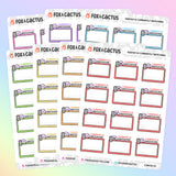 LIMITED Currently Watching Squish (Classic Rainbow) Stickers
