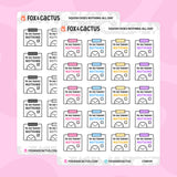 Do Nothing Squish Stickers