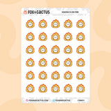 Squish On Fire Stickers