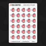 Soft Drink Can Squish Stickers