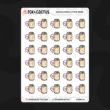 Soft Drink Can Squish Stickers