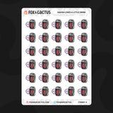 Soft Drink Can Squish Stickers