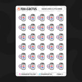 Soft Drink Can Squish Stickers