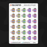 Soft Drink Can Squish Stickers