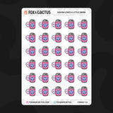 Soft Drink Can Squish Stickers