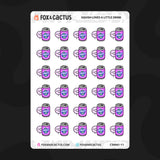 Soft Drink Can Squish Stickers