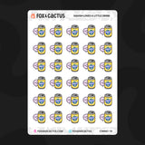 Soft Drink Can Squish Stickers