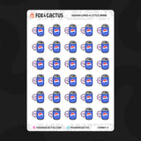 Soft Drink Can Squish Stickers