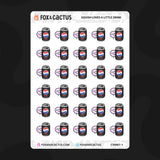 Soft Drink Can Squish Stickers