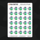 Soft Drink Can Squish Stickers