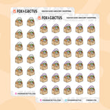 Grocery Bag Squish Stickers