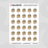 Grocery Bag Squish Stickers