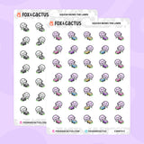 Lawn Mowing Squish Stickers