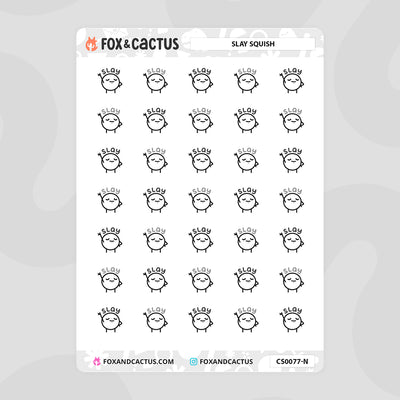 Slay Squish Stickers