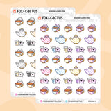 Tea Lover Squish Stickers