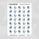 Spray Bottle Squish Stickers