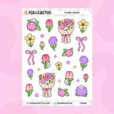 Floral Squish Deco Stickers
