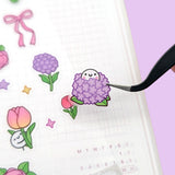 Floral Squish Deco (Clear) Stickers (LIMITED)