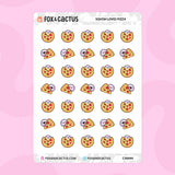 Pizza Time Squish Stickers