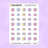Heat Pack Squish Stickers