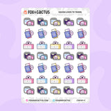 Travel Squish Stickers