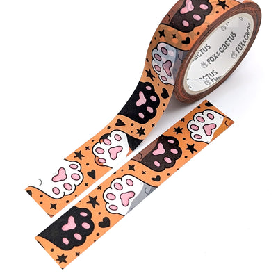 Halloween Cat Beans Washi Tape