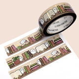 Cosy Book Ghostie Washi Tape (Gold Foil)