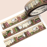 Cosy Book Ghostie Washi Tape (Gold Foil)
