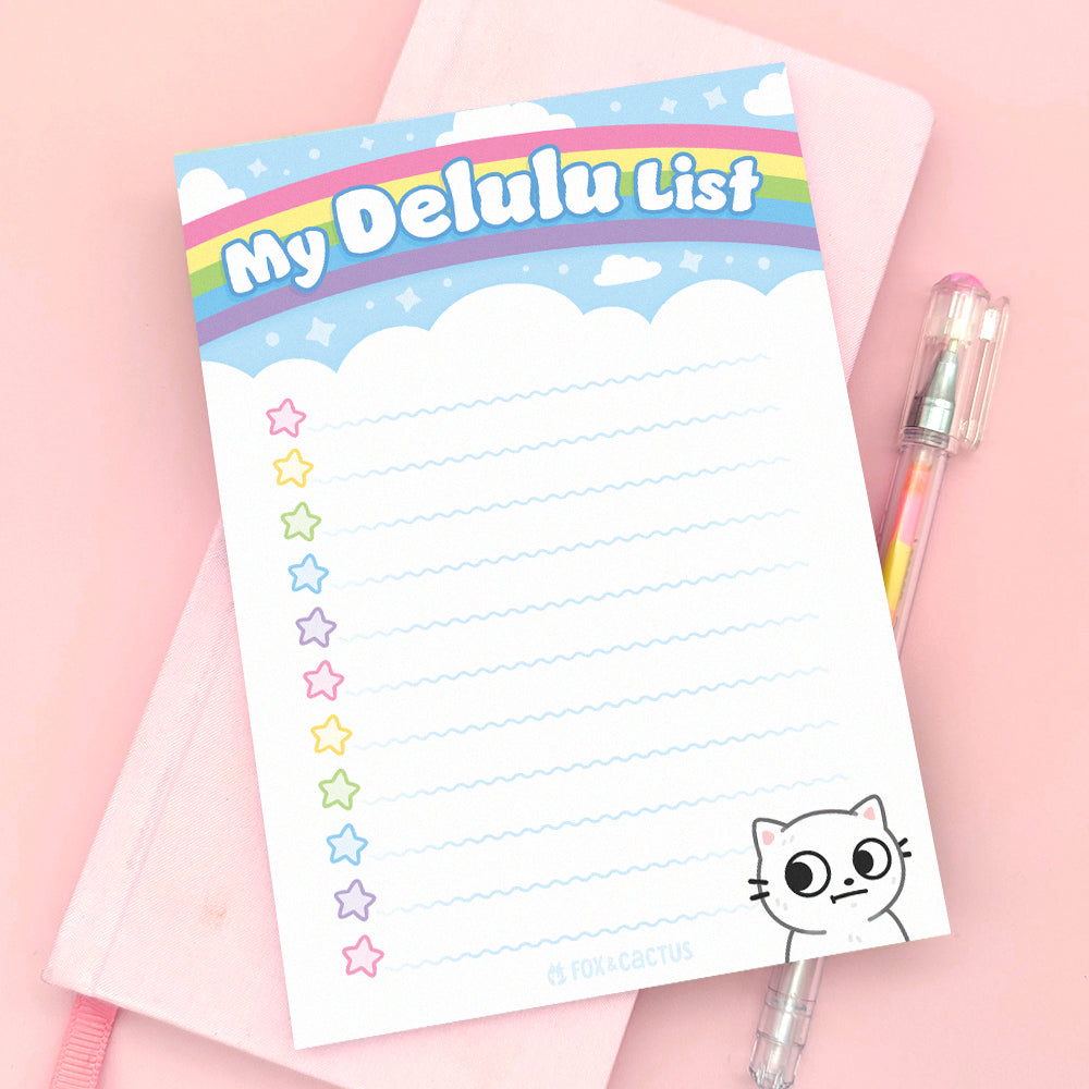 Delulu A6 (4x6) Notepad