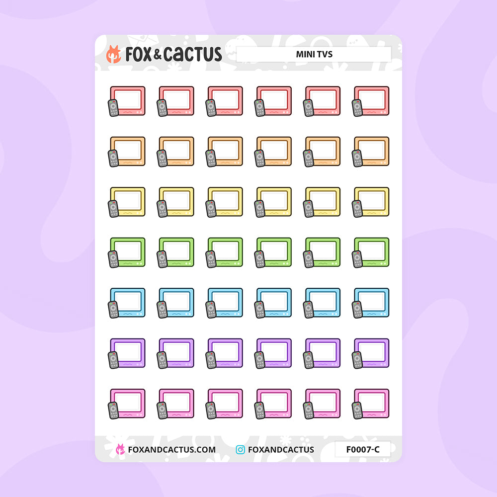 Small TV Stickers
